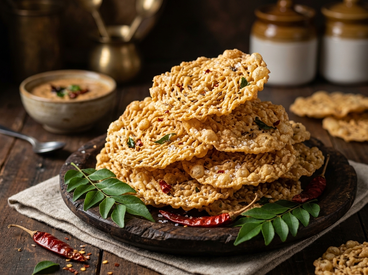 Crispy Fried Rice Vadagams